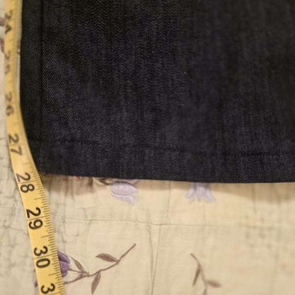 NWT Ann Taylor Loft Womens Dark Wash Bootcut Jeans Belt Loops Sz 2 27.5 Inseam - Picture 7 of 16